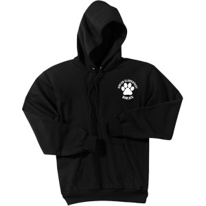 PC78H black adult hoodie