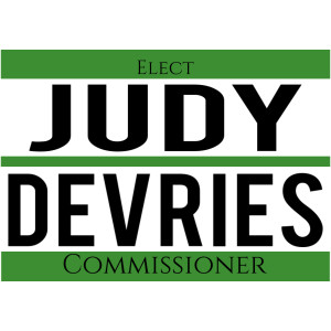 Poly Bag Sign, Political – 16 x 24 – Tags: politics, campaign, election, elect, commissioner, commission, county