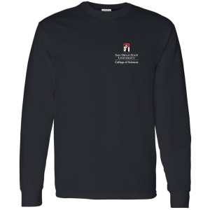SDSU COS Long Sleeve T-Shirt- Black