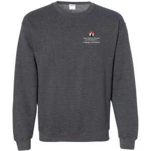 SDSU COS Crewneck Sweatshirt - Dark Heather Grey