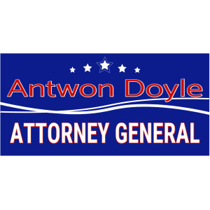 Big Campaign Sign, Political – 24 x 48 – Tags: elect, election, politics, attorney, general, attorney general, campaign