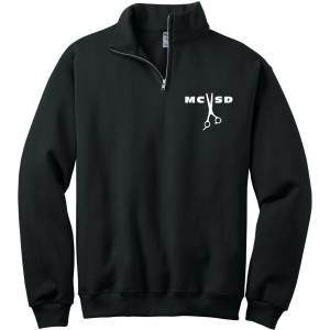 1/4 Zip - Black