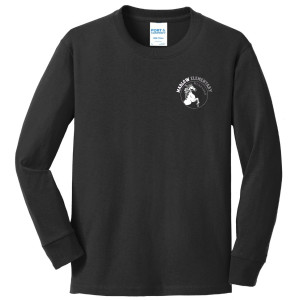 Youth Cotton Long Sleeve Black