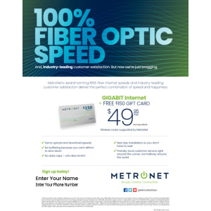 MetroNet DSA Promo Flyer