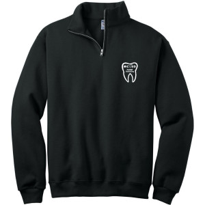 1/4 Zip Dental - Black