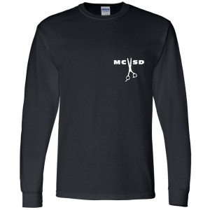 Long Sleeve T-shirt Hairdresser - Black