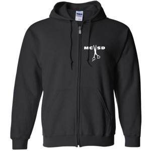 Full Zip Ying Yang - Black