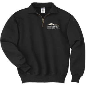 North State Grocery JERZEES SUPER SWEATS NuBlend - 1/4 Zip. 4528M