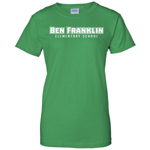 Ben Franklin Standard Ladies Tee - WHITE