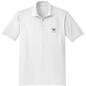 MBA Men's Sport Polo - White