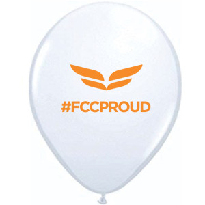 #FCC Proud Balloons White