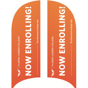 Feather Flag NOW ENROLLING