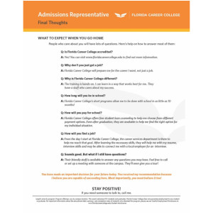 Admissions Flyer