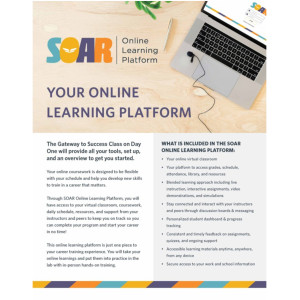 Soar Online Learning Flyer