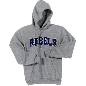 PC78H Gray Rebels Traditional Hoodie