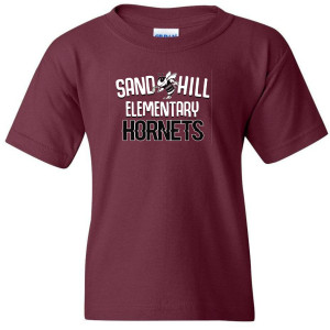 5000B Maroon SHES Hornets Cotton YOUTH