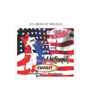 NASP® 2018 Nationals USA Decal