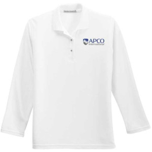 APCO - Ladies Long Sleeve Silk Touch Polo - L500LS