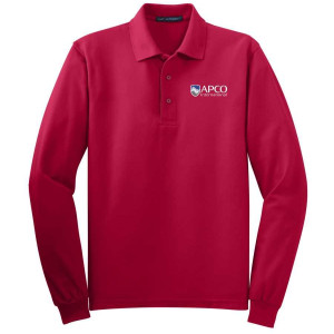 APCO - Long Sleeve Silk Touch Polo (TALL) - TLK500LS