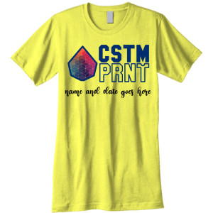 date and name tee