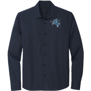 PCES ADULT UNISEX button down long sleeve shirt