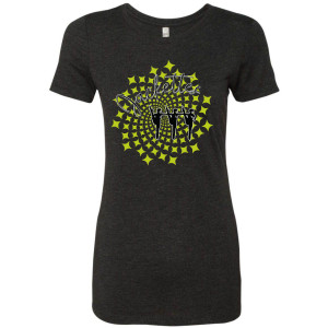 JACKETTES on Ladies Next Level triblend Short sleeve tee
