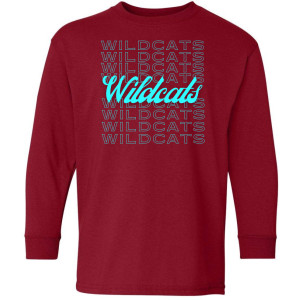 Youth - LS T - Cardinal Red - Wildcats