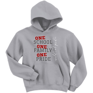 Youth - Hoodie - S Gray - One School