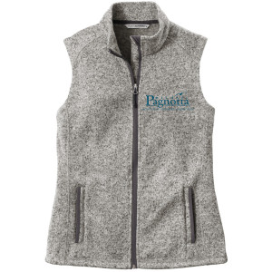 Ladies Sweater Fleece Vest