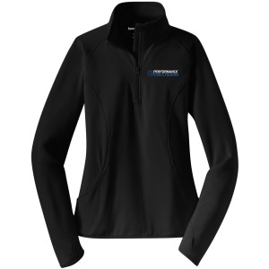 Performance Collision - LST850 Sport-Tek® Ladies Sport-Wick® Stretch 1/2-Zip Pullover