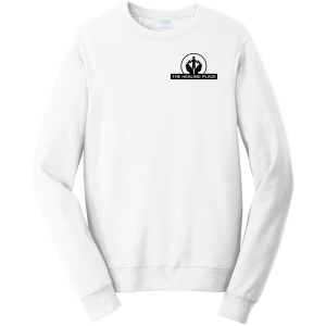 Port & Company® Fan Favorite™ Fleece Crewneck Sweatshirt PC850 (Black Logo)