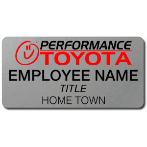 Performance Toyota - HR Name Tag