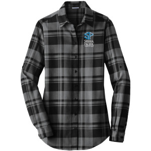 LW668 - Port Authority Ladies Plaid Flannel Tunic