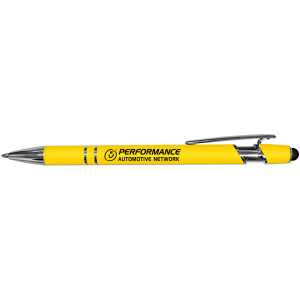 Performance Automotive Network - iWriter Exec Stylus & Soft Touch Rubberized Metal Ball Point Pen - ldfuo-mjgxw