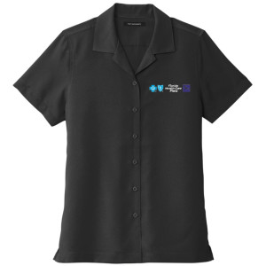 FHCP - Ladies Stretch Pique Button-Front Shirt - LW400