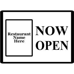 18×24 Yard Sign Restaurant 10