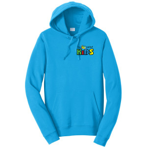 Port & Company® Fan Favorite™ Fleece Pullover Hooded Sweatshirt - PC850H (Black Logo)