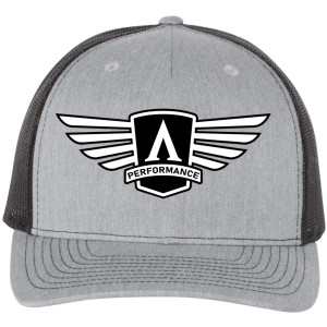 Heather Grey/Black AP Hat v1 - Logo Only