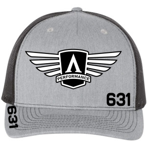 Heather Grey/Black Logo with number