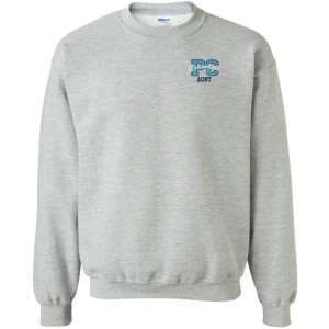 PCHS SPIRITWEAR AUNT emb on Adult Unisex crewneck sweatshirt