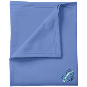 AUNT SPIRITWEAR design on blanket