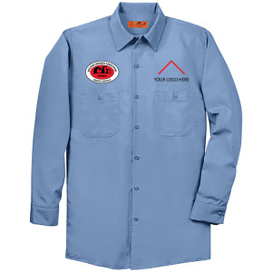 Member - Red Kap® Long Size, Long Sleeve Industrial Work Shirt - SP14LONG (Add Your Own)