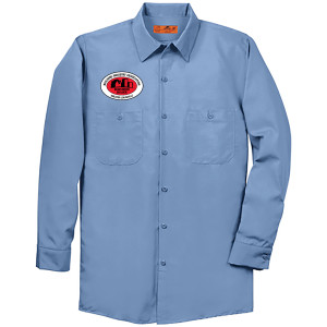 Registered Builder - Red Kap® Long Size, Long Sleeve Industrial Work Shirt - SP14LONG
