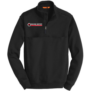 Building Institute - CornerStone® 1/2-Zip Job Shirt - CS626 (Black Logo)