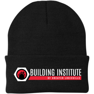 Building Institute - Port & Company® – Knit Cap - CP90 (White Logo)