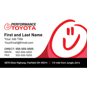 Performance Toyota - Business Cards