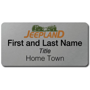 JeepLand - Name Tag