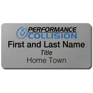 Performance Collision - Name Tag