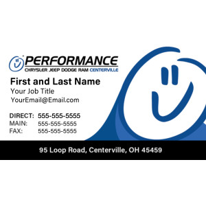 Performance CJDR - Business Cards