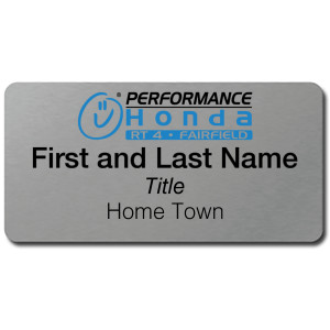 Performance Honda - Name Tag